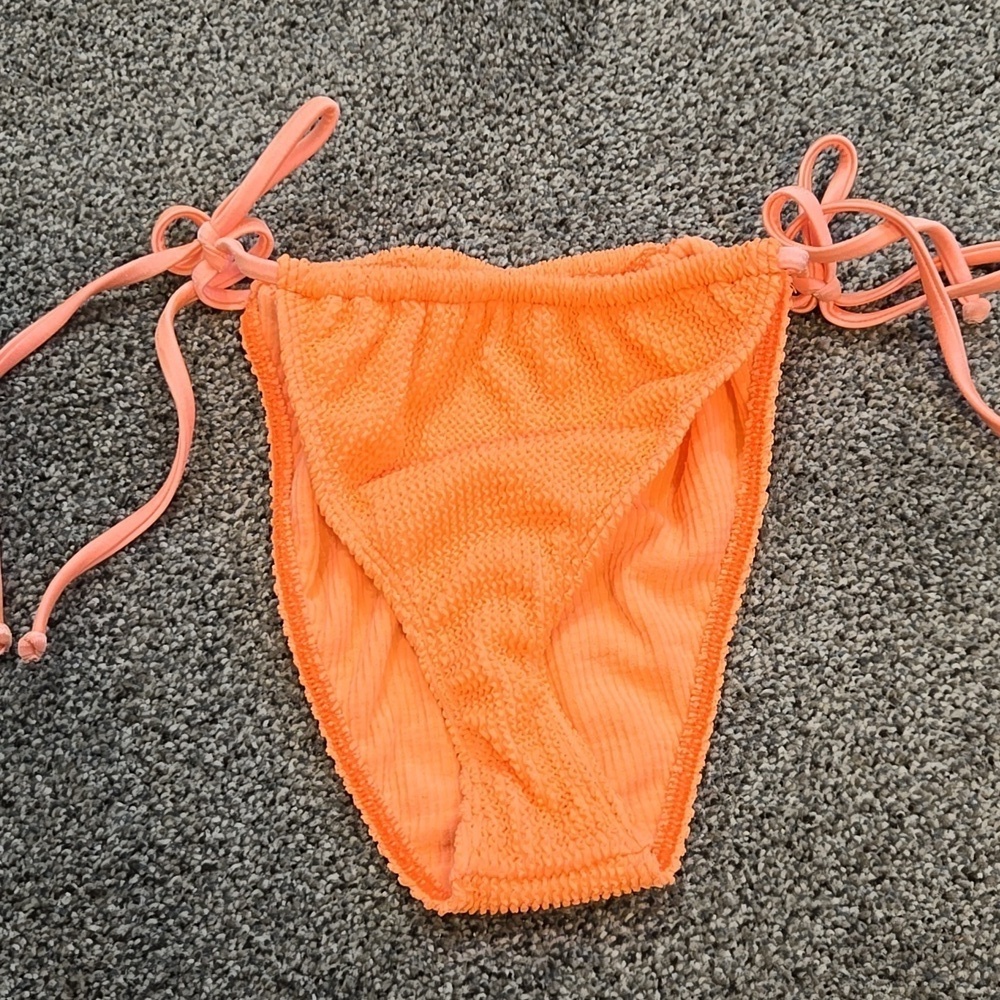 NWOT Good American Women Always Bikini Ties Side Swim 3/4 L/XL